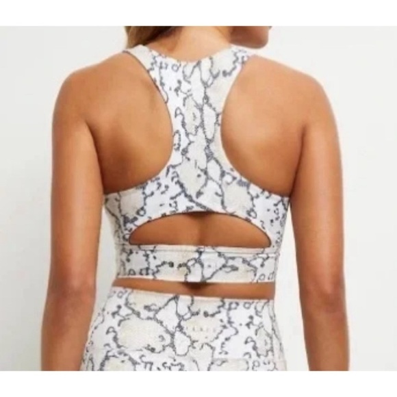 ALL FENIX Snakeskin Longline Sports Bra - Picture 2 of 4